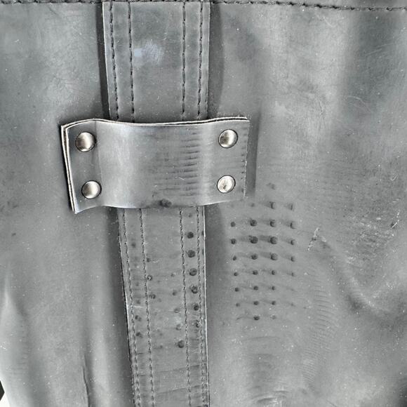 Stephane Verdino Bag Paris Black PVC Tote Faux Leather - Picture 8 of 8